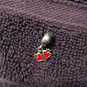 Pandora double heart charm